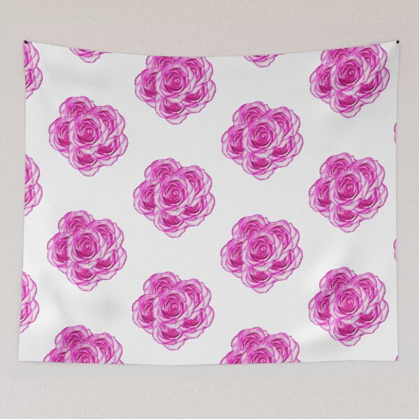 Item preview, Watercolor pink roses arrangement designed and sold by serenebookworm.