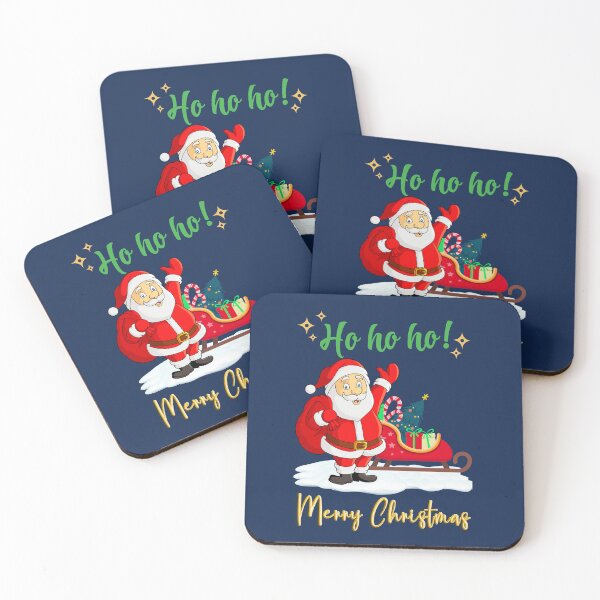 Item preview, Santa Claus says Merry Christmas and Ho Ho Ho! designed and sold by Kevin Michael McCall.