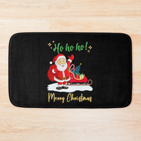 Item preview, Santa Claus says Merry Christmas and Ho Ho Ho! designed and sold by Kevin Michael McCall.