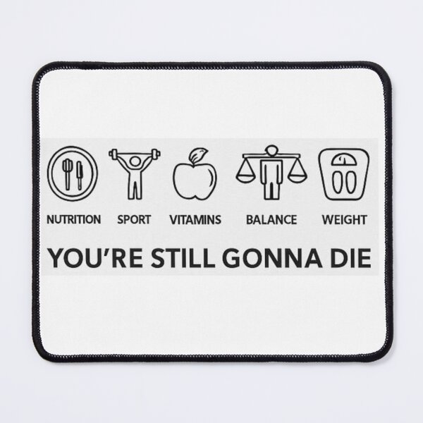 Item preview, You can jog to heaven...but you're still gonna die! designed and sold by bigvibeco.