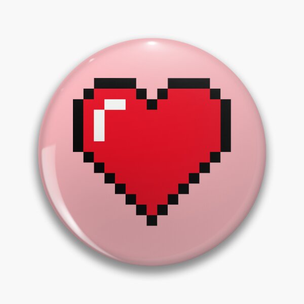 Item preview, Pixel Heart and Pixel Dogs Pattern on Pink Background designed and sold by illucalliart.