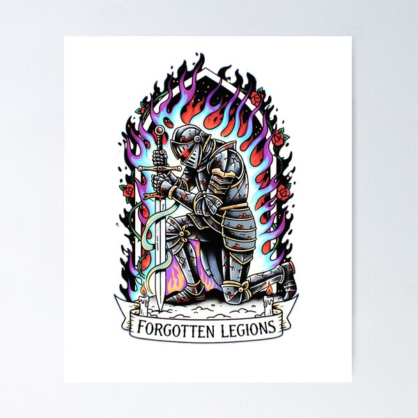 Item preview, Forgotten Legions - Fallen Medieval Warrior designed and sold by CoffinsArt.