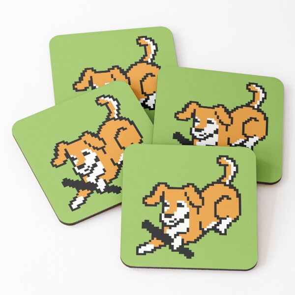 Item preview, Pixel Dogs on Light Green Background designed and sold by illucalliart.