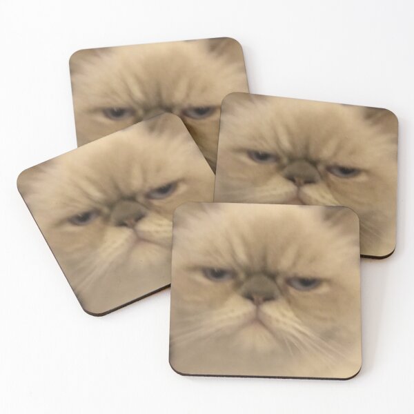 Item preview, Funny Angry Persian Cat Face Closeup Meme Blurry Photo designed and sold by LuveeTuffCo.