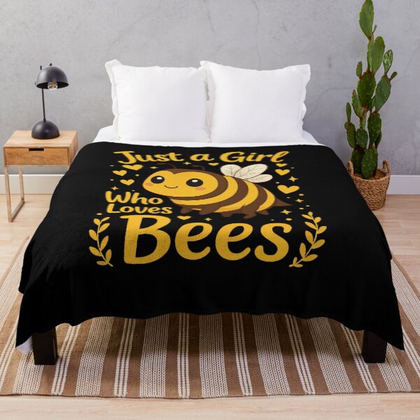 Item preview, Just a Girl Who Loves Bees | Cute Kawaii Bee Lover T-Shirt Design designed and sold by DailyDrivesct.