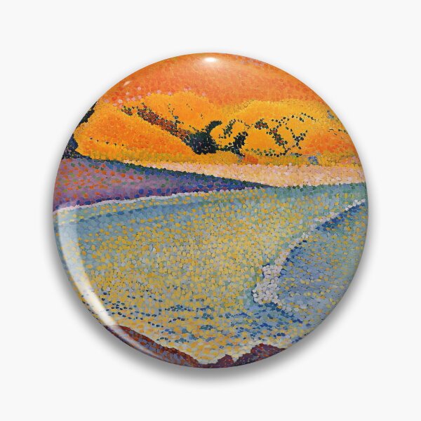 Item preview, Henri-Edmond Cross Bathers Neo-Impressionism Coastal Print designed and sold by LaFabricaArt.