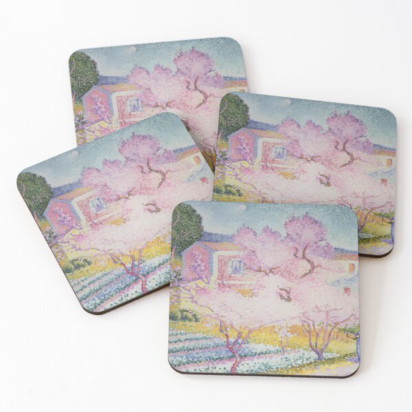Item preview, Henri-Edmond Cross Provencal Landscape Blossoming Trees designed and sold by LaFabricaArt.