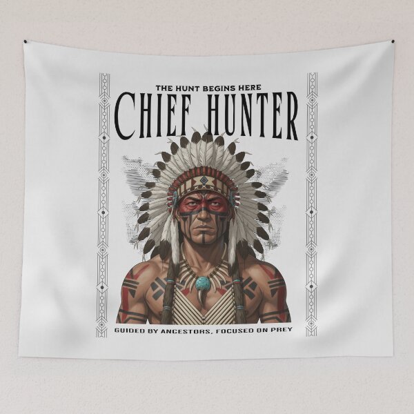 Item preview, Chief Hunter designed and sold by GraphicTeeHubs.