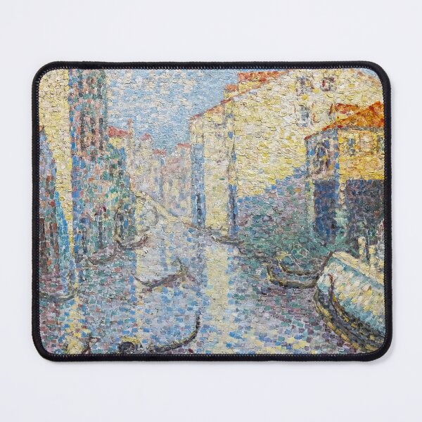 Item preview, Henri-Edmond Cross Pointillist Canal Venice Poster designed and sold by LaFabricaArt.
