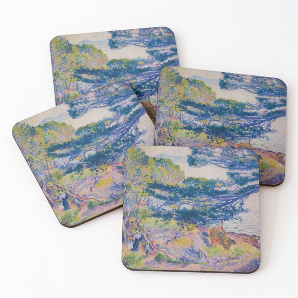 Item preview, Henri-Edmond Cross Cap Layet Coastal Trees designed and sold by LaFabricaArt.