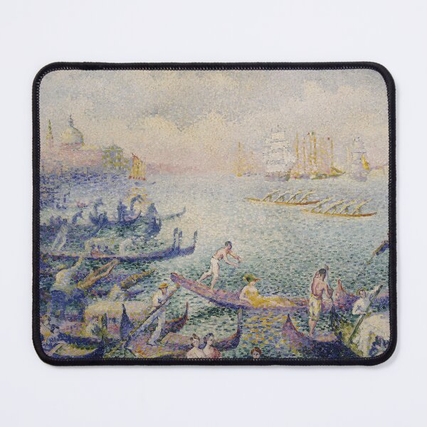 Item preview, Henri-Edmond Cross Regatta in Venice Poster designed and sold by LaFabricaArt.