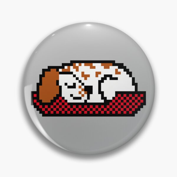 Item preview, Pixel Dogs on Grey Background designed and sold by illucalliart.