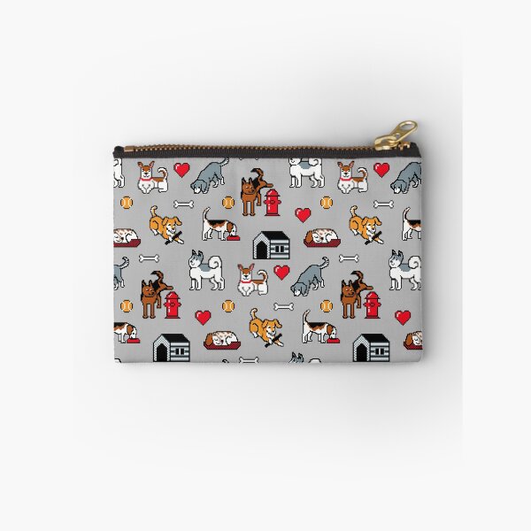 Item preview, Pixel Dogs on Grey Background designed and sold by illucalliart.