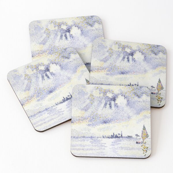 Item preview, Henri-Edmond Cross Sunset Venice Lagoon Sailboat designed and sold by LaFabricaArt.