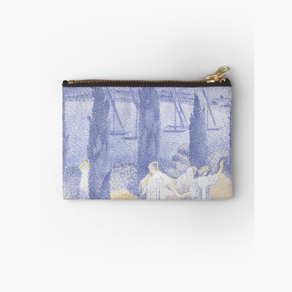 Item preview, Cross Blue Cypress Boardwalk Coastal Art Print designed and sold by LaFabricaArt.