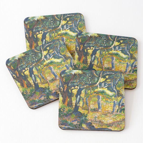 Item preview, Henri-Edmond Cross Sunlit Provence Forest Clearing designed and sold by LaFabricaArt.