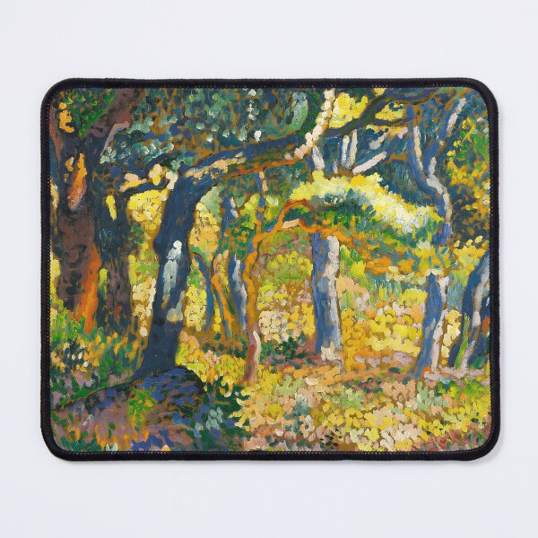 Item preview, Henri-Edmond Cross Sunlit Provence Forest Clearing designed and sold by LaFabricaArt.