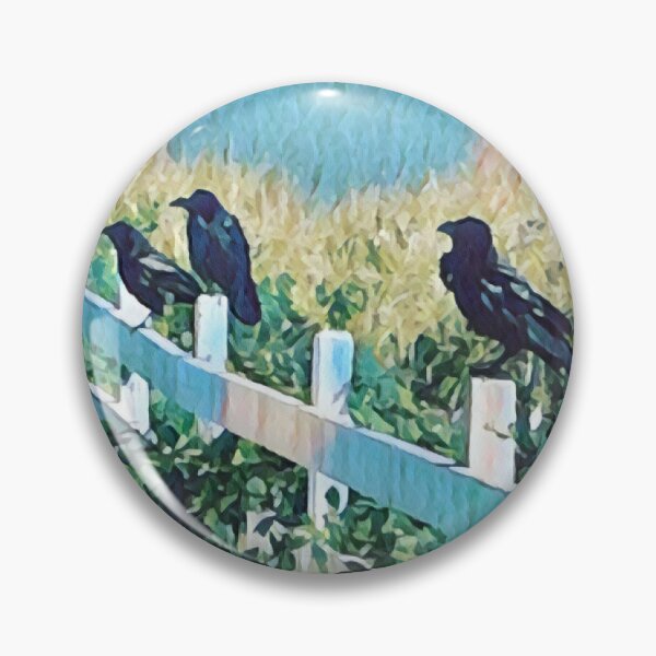 Item preview, Ravens in Mendocino designed and sold by LindaPhelpsArt.