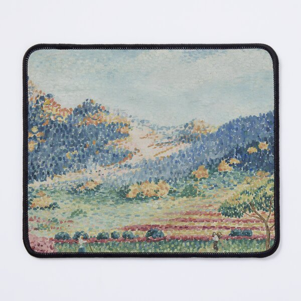 Item preview, Henri-Edmond Cross Blue Moors Mountains Landscape designed and sold by LaFabricaArt.
