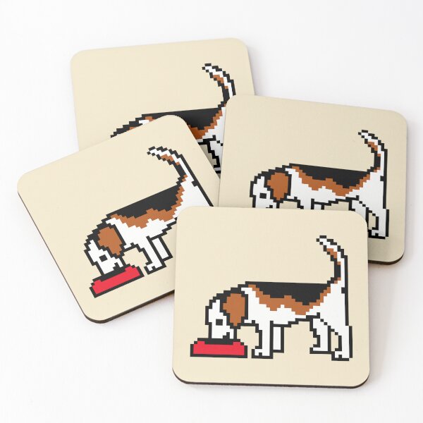 Item preview, Pixel Dogs on Cream Background designed and sold by illucalliart.