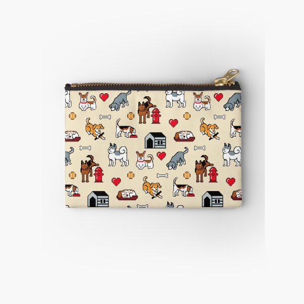 Item preview, Pixel Dogs on Cream Background designed and sold by illucalliart.
