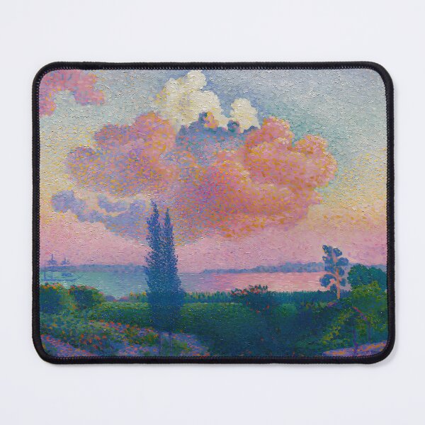 Item preview, Cross The Rose Cloud Luminist Sunset Poster designed and sold by LaFabricaArt.