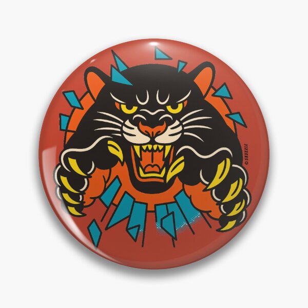 Item preview, Retro Panther Breakthrough Sticker designed and sold by Skuzzle.