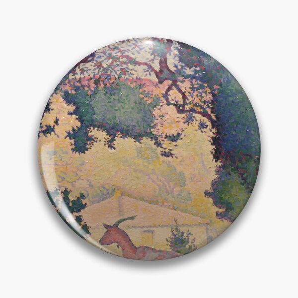 Item preview, Cross Goats Forest Clearing Luminist Poster designed and sold by LaFabricaArt.