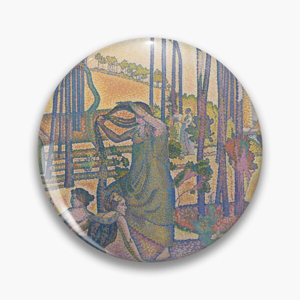 Item preview, Cross Evening Air Neo-Impressionist Figures Poster designed and sold by LaFabricaArt.
