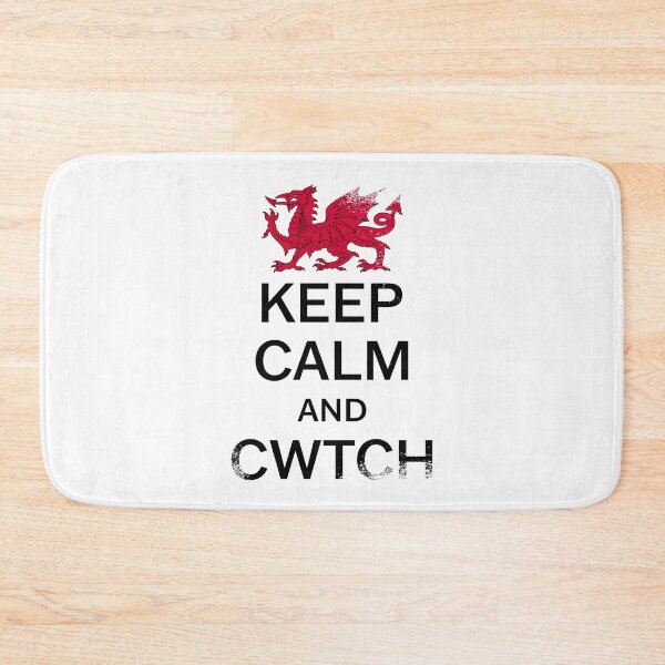 Item preview, Welsh Red Dragon - Keep Calm and Cwtch (Grunge Style) designed and sold by Designs by Jesabee.