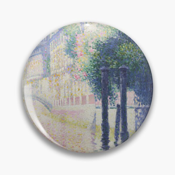 Item preview, Cross Pointillist Rio San Trovaso Venice Poster designed and sold by LaFabricaArt.