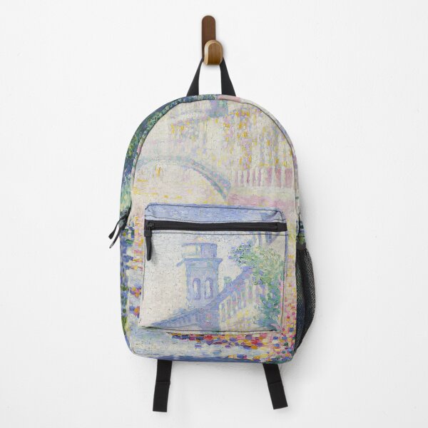 Item preview, Cross Pointillist Rio San Trovaso Venice Poster designed and sold by LaFabricaArt.