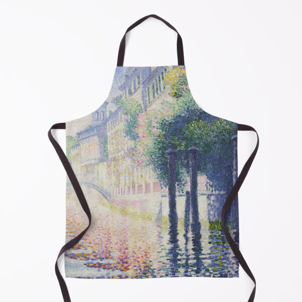Item preview, Cross Pointillist Rio San Trovaso Venice Poster designed and sold by LaFabricaArt.