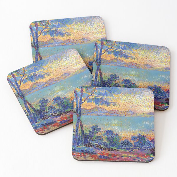 Item preview, Cross Vibrant Provence Luminism Coastal Poster designed and sold by LaFabricaArt.