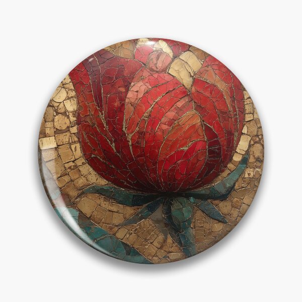 Item preview, Gilded Mosaic Rose  designed and sold by ArgentoArt.