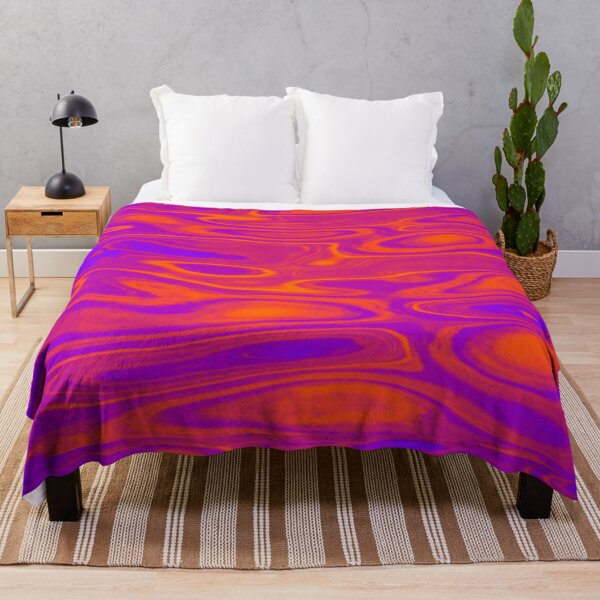 Item preview, Neon Orange Purple Water Vivid designed and sold by ChristinasMess.
