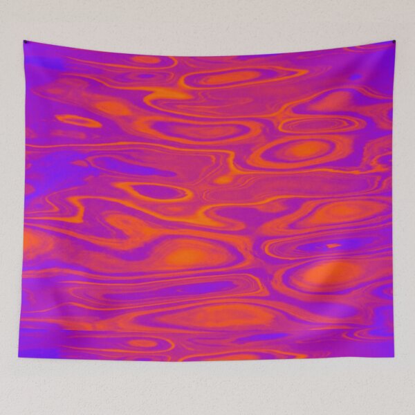 Item preview, Neon Orange Purple Water Vivid designed and sold by ChristinasMess.