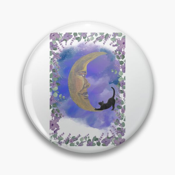 Item preview, The Cat and the Moon designed and sold by enchantedh3arth.