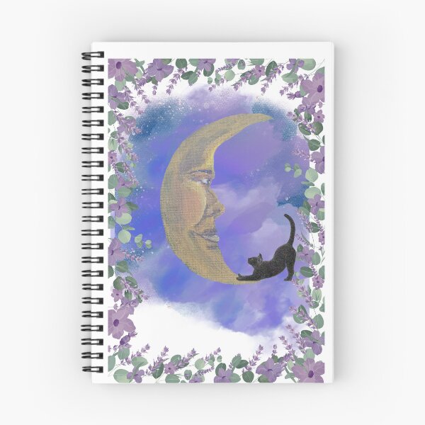 Item preview, The Cat and the Moon designed and sold by enchantedh3arth.