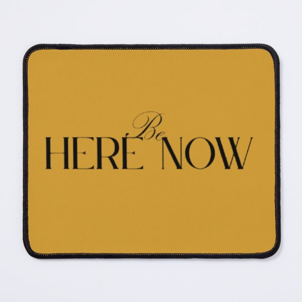 Item preview, Be Here Now – Minimalist Mindfulness Quote T-Shirt designed and sold by Hussenb.