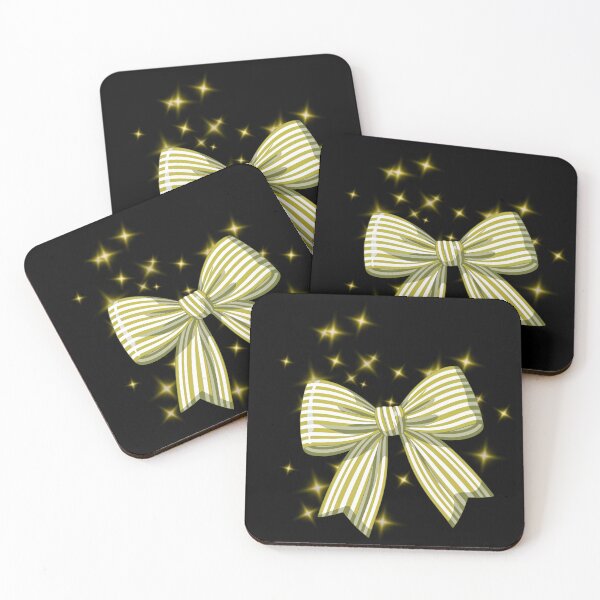 Item preview, Yellow stripped ribbon with sparkles designed and sold by serenebookworm.