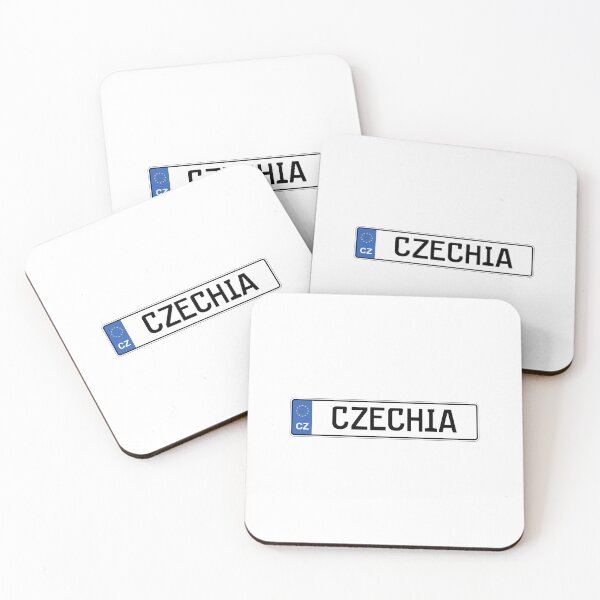 Item preview, Czechia License Plate Design – Minimal European Travel Vibes designed and sold by Aesthetic Atlas.