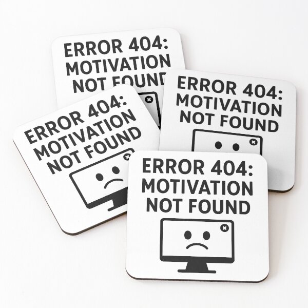 Artikelvorschau, Fehler 404: Motivation nicht gefunden entworfen und verkauft von SBD.
