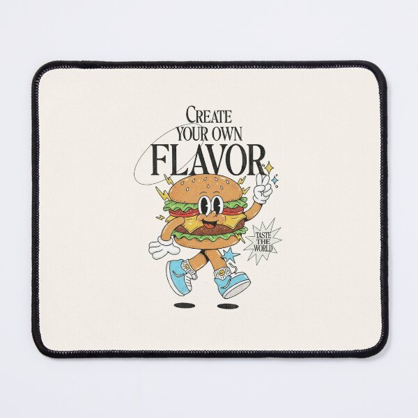 Item preview, Groovy Retro Cartoon Burger - Create Your Own Flavor designed and sold by HoopeStylee.