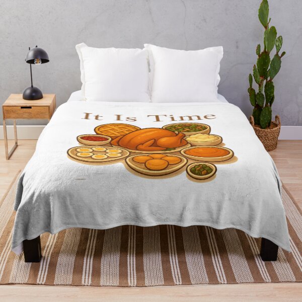 Item preview, It Is Time Thanksgiving Dinner Turkey T-Shirt designed and sold by DailyDrivesct.