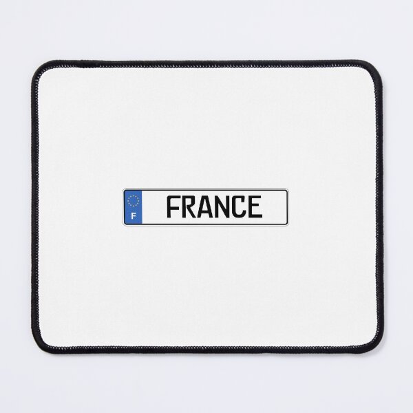 Item preview, France License Plate Design – Classic European Travel Style designed and sold by Aesthetic Atlas.