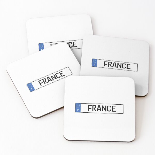 Item preview, France License Plate Design – Classic European Travel Style designed and sold by Aesthetic Atlas.