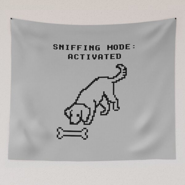 Item preview, Sniffing Mode Activated Pixel Dog designed and sold by illucalliart.
