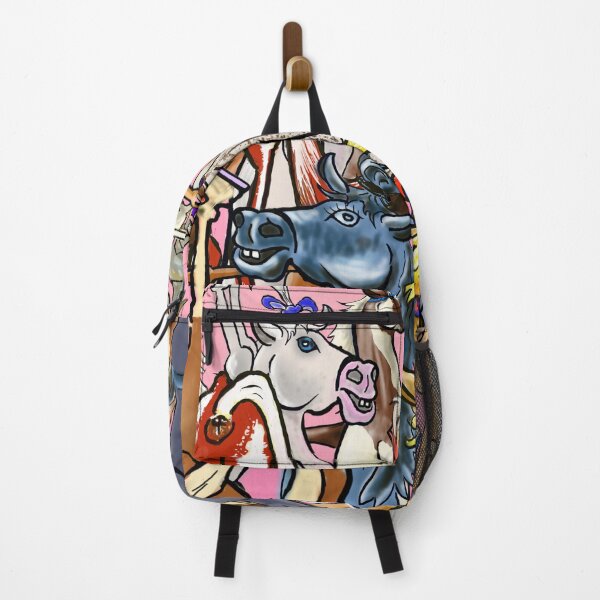 Item preview, Yoga Horses going crazy designed and sold by WildPawPrint.