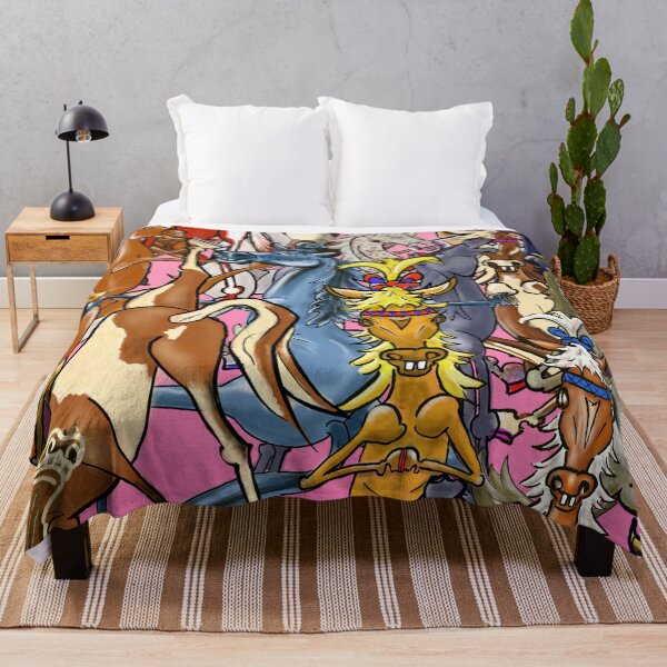 Item preview, Yoga Horses going crazy designed and sold by WildPawPrint.